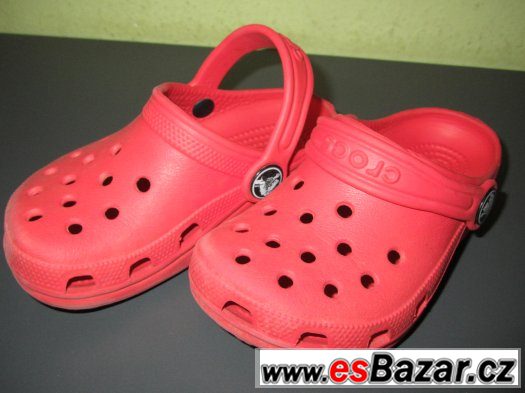 Originál Crocs s krokodýlem, vel. 6/7 u nás asi 23 velikost