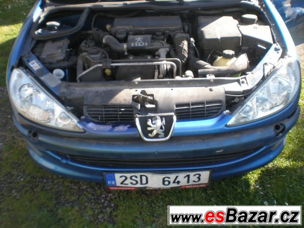 Peugeot 206 SW Havarované