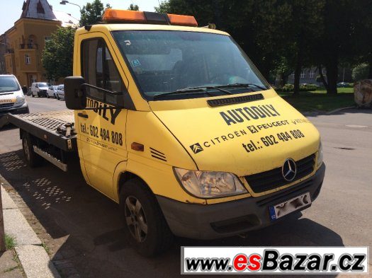 Odtahovka Mercedes Sprinter 313 CDI, r.v. 2001, sk. B