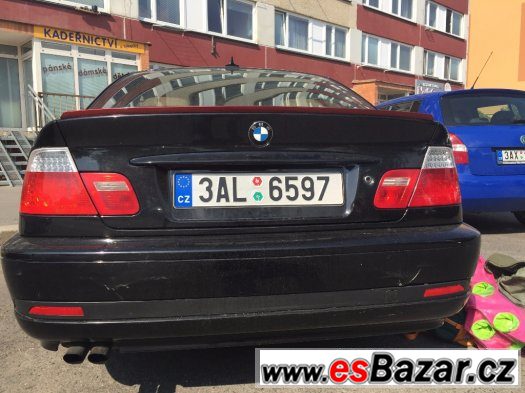 BMW E46 coupe odtrhová hrana víka kufru