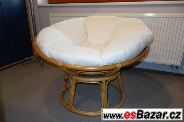 Papasan rattan