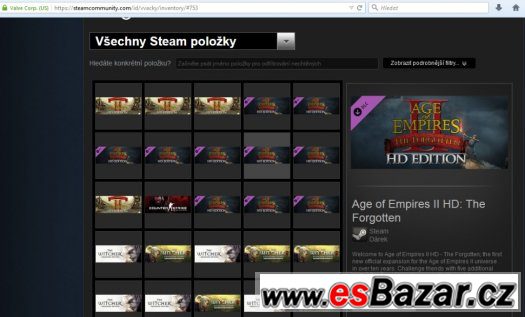 PC hry - Counter Strike/Age of Empires II HD/Witcher I,II