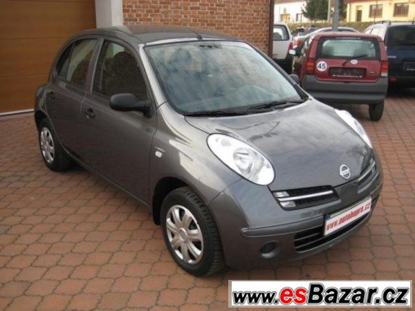 Nissan Micra, 1,2i ČR,serviska,KLIMA, hatchback,