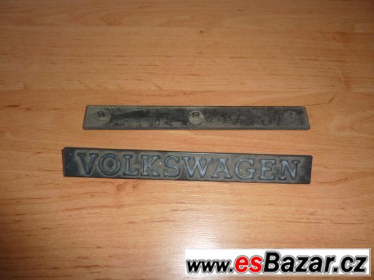 2x nápis Volkswagen