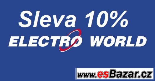 poukázky do ElectroWorld se slevou 10% 1