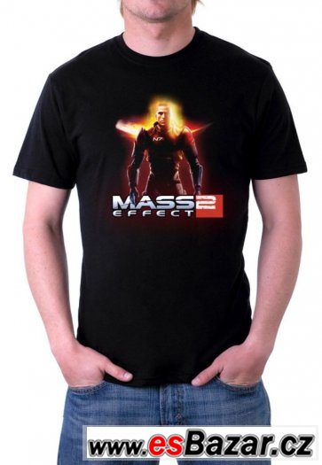 Prodám toto tričko s herní tématikou mass effect pro fandy