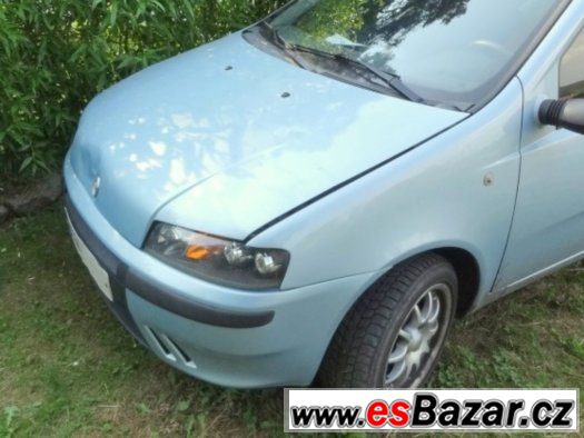 Kapota Fiat Punto II, 09/99 - 05/03 - Poškozená