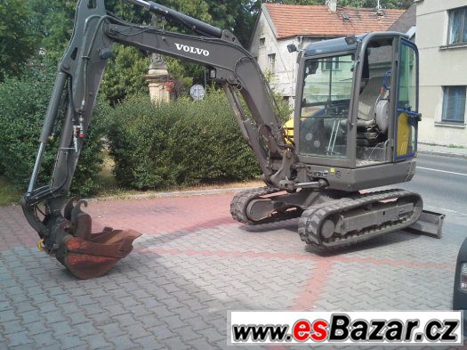 Minibagr Volvo EC35C celková hmotnost 3598kg,  rv2007