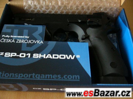 AIRSOFT manual pistole CZ 75 SP-01 Shadow - NOVÁ