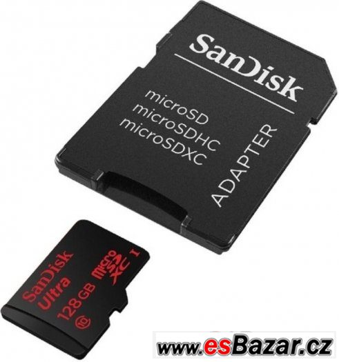 SanDisk micro SDXC Ultra 128GB UHS-I Class 10 USB Flash disk