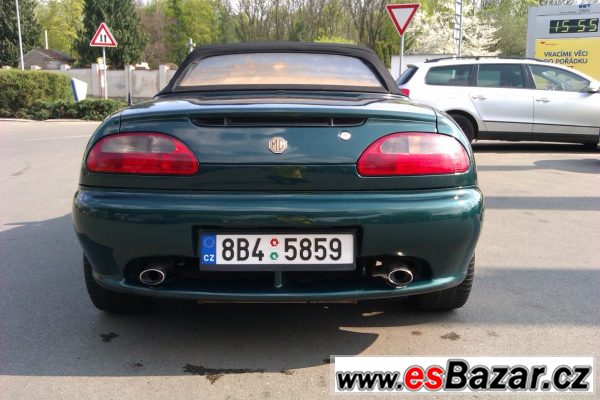 MG MGF 1.8 VVC, 107 kW, r.v. 1997