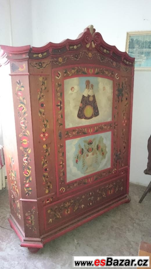 Malovaný nábytek - starožitný