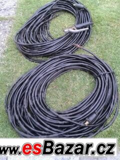 Měděné kabely D25 mm - 2x 55m