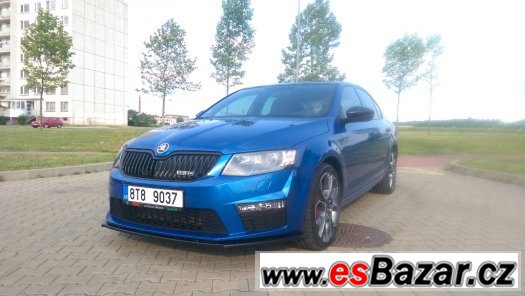 Škoda Octavia RS III 2.0 TDI DSG- Blue Race - TOP