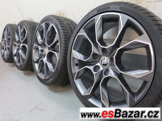 Alu kola skoda extreme 19+Letní pneu Pirelli Zero 225/35R19