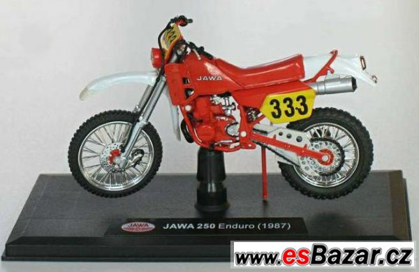 Kovový model JAWA 250 Enduro 1/18