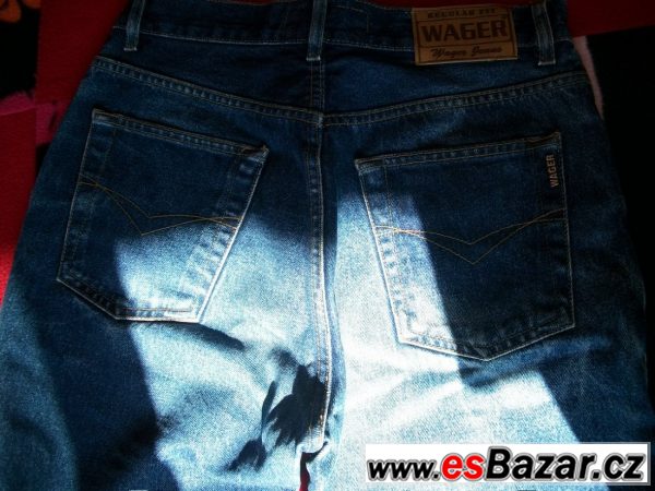 Pánské modré jeansy Pánské modré jeansy