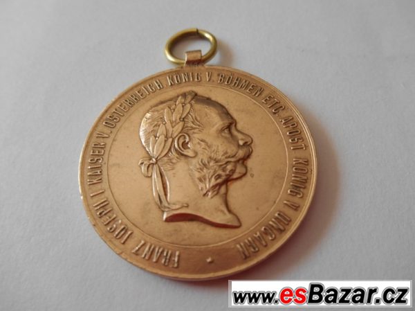 Medaile - Franz Joseph I., 1873 – V