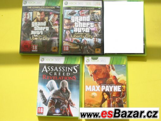 HRY pro XBOX 360 - FIFA 15 cz verze ,GTA-L.C.S. ,Forza..