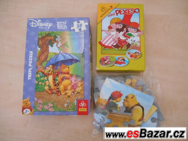 Pexeso, pucle/puzzle – Disney