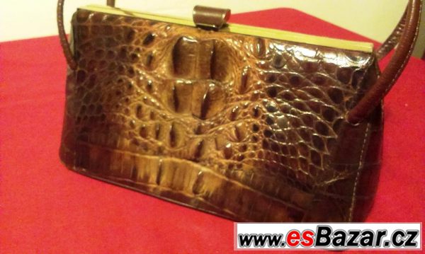 Luxusní kabelka z krokodýla