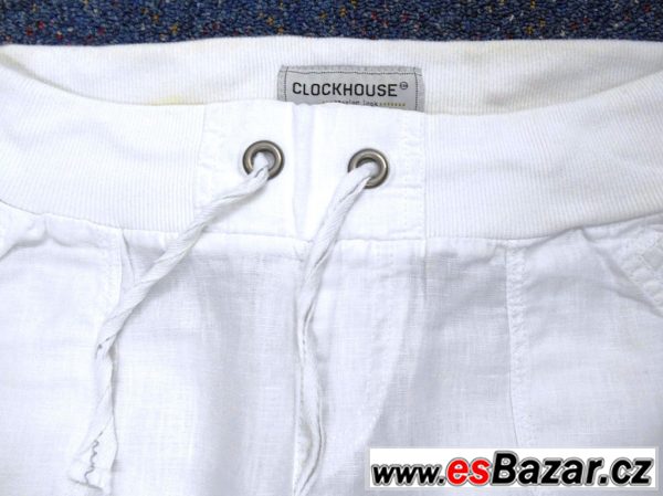 Lněné kalhoty Clockhouse