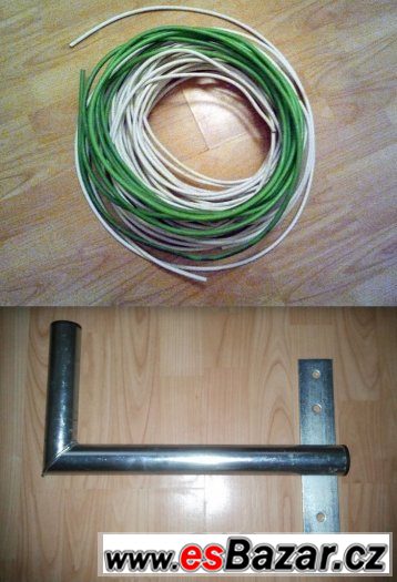 Držák antény/sat paraboly 40cm, Koaxialní kabely