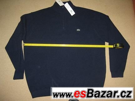 Nový vlněný pánský svetr LACOSTE XL Nový vlněný pánský svetr LACOSTE XL