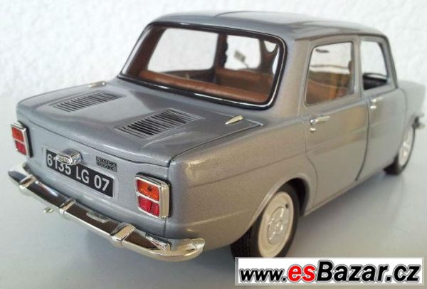 Kovový model Simca 1000 LS 1/18