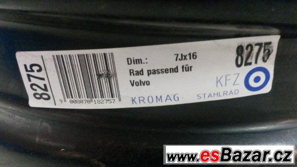 Plechove disky Volvo XC70 Plechove disky Volvo XC70
