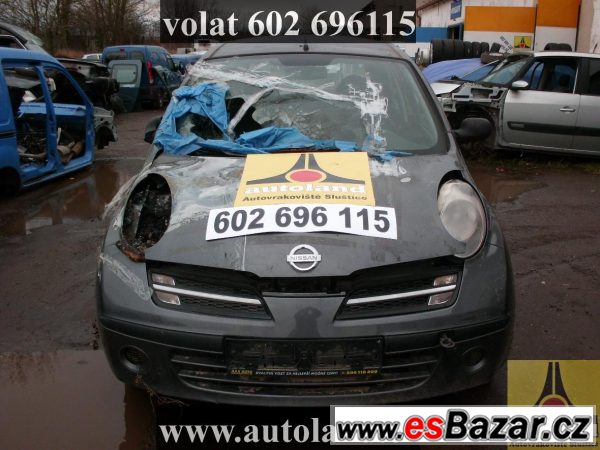 NISSAN MICRA náhradní díly