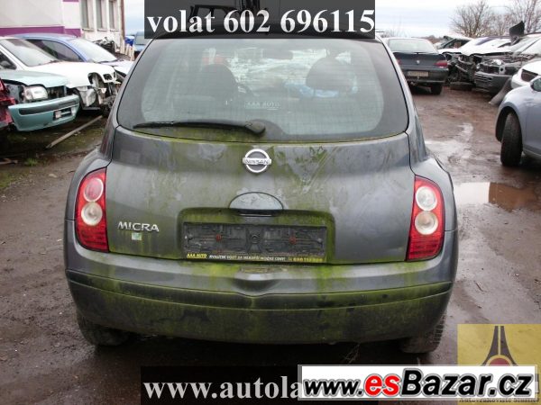 NISSAN MICRA náhradní díly