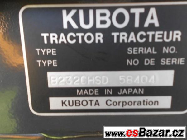 Kubota B2320 4X4 23HP