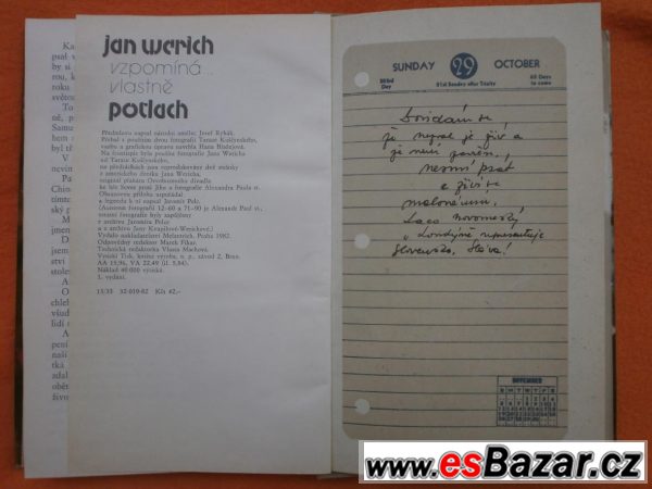 Jan Werich vzpomíná .. vlastně 