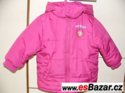 Pěkná zimní bunda s Upsy Daisy, vel.2-3 roky