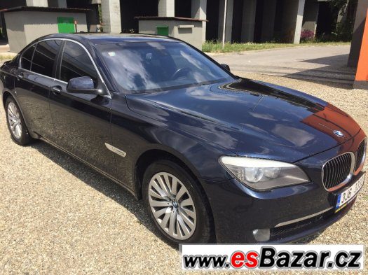 BMW 750i, r.v. 2009/10, plný výbava, odpočet DPH,modrá barva