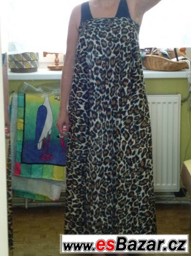 Tygrovaná dlouhá sukně/šaty