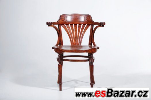 Secesní křesílko Gebruder Thonet Wien 1901 model No 25.