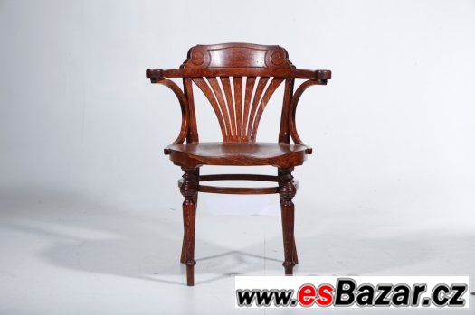 Secesní křesílko Gebruder Thonet Wien 1901 model No 25.