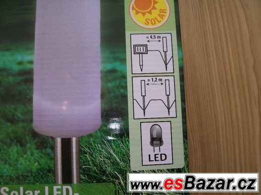 Solární světlo LED zahradní bodec  nerozbalený