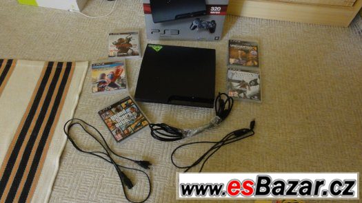 PS3 - 320 GB + 6 her