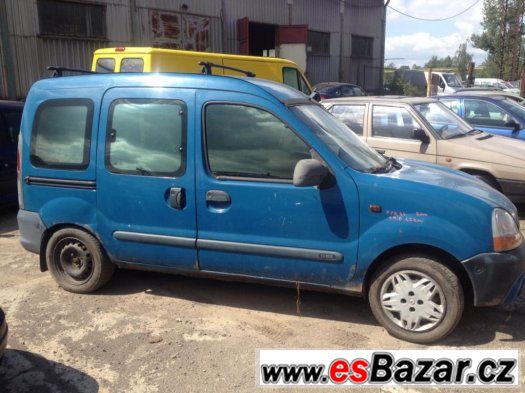 Prodám levně náhradní díly na Renault Kangoo 1.9D, 47kw