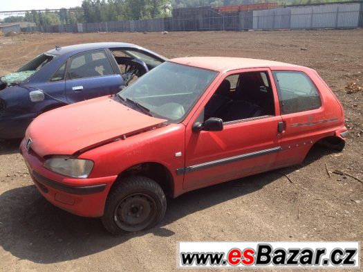 Prodám levně náhradní díly na Peugeot 106 1.2 44kw r.v.2002