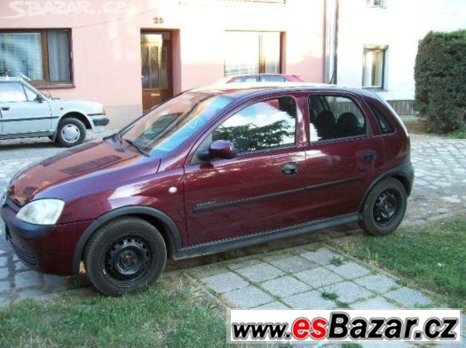 OPEL CORSA C 1,2 16V ECOTEC 55KW 49000KČ OPEL CORSA C 1,2 16V ECOTEC 55KW 49000KČ