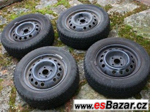 Prodám plech. disky a z. pneu Kormoran Snowpro 185/60 R1482T