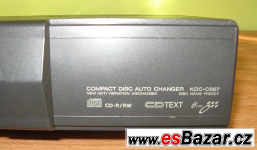 Prodám CD měnič na 6 CD, ozn. KENWOOD, typ KDC-C667