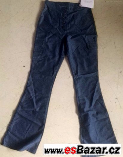 šedomodré džíny s elastanem zn.William&Delvin vel.S/M-nové