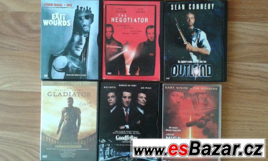 DVD filmy a hudební DVD