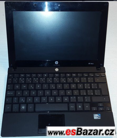 Pěkný notebook, netbook HP Mini v černé barvě