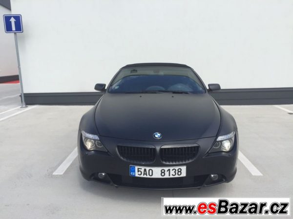 BMW Řada 6, 645 Ci Cabrio NOVÉ CZ !!!, kabriolet,